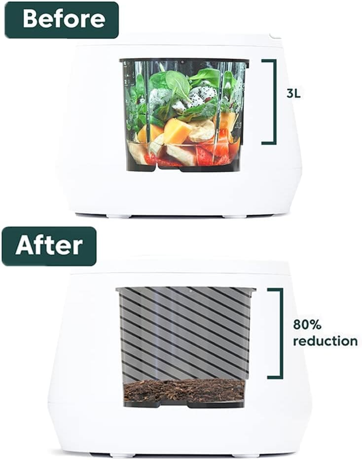 Lomi | Worlds First Smart Waste Countertop Electric Kitchen Composter  Lomi Skylight Lid | Turn Waste into Natural Fertilizer with a Single Button with Lomi, The Smart Waste™ Kitchen composter